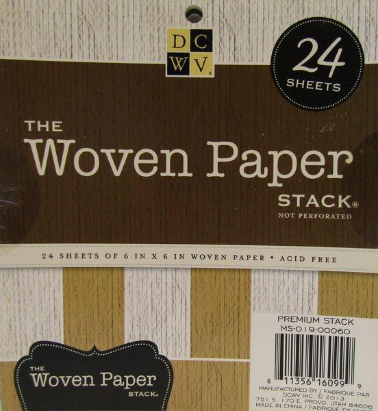 Papierblock, The Woven Paper Stack