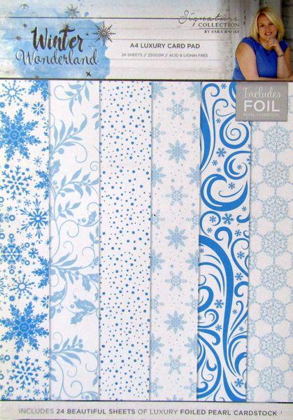 Crafters Companion, Winter Wonderland, Luxury Card Pad