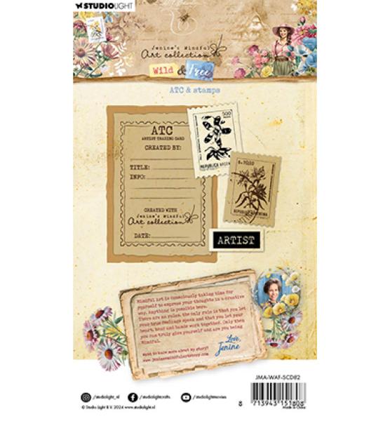 Studiolight • Stamp and Die ATC & stamps Wild & Free nr.82