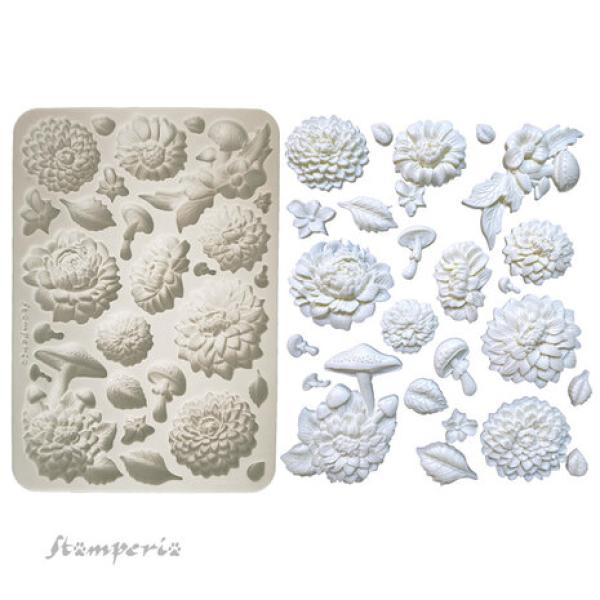 Stamperia, Master of Magic A5 Silicon Mould Peony