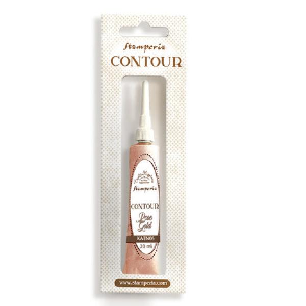 Stamperia, Create Happiness Contour Liner Bronze