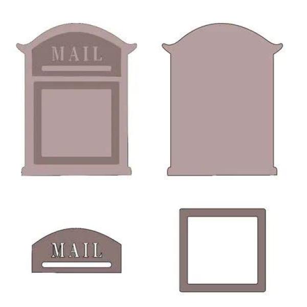 Stamperia, MDF Crafty Shapes Blanks Mail Box