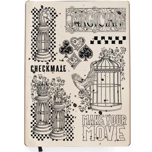 Ciao Bella, Clear Stamp Set 6"x8" Make Your Move