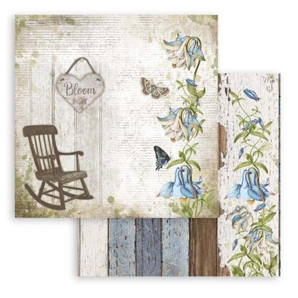 Stamperia, Romantic Garden House 12x12 Inch Paper Pack