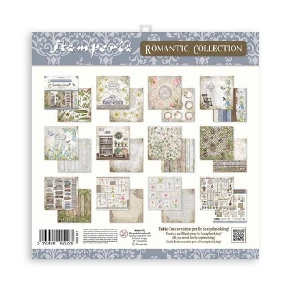 Stamperia, Romantic Garden House 12x12 Inch Paper Pack