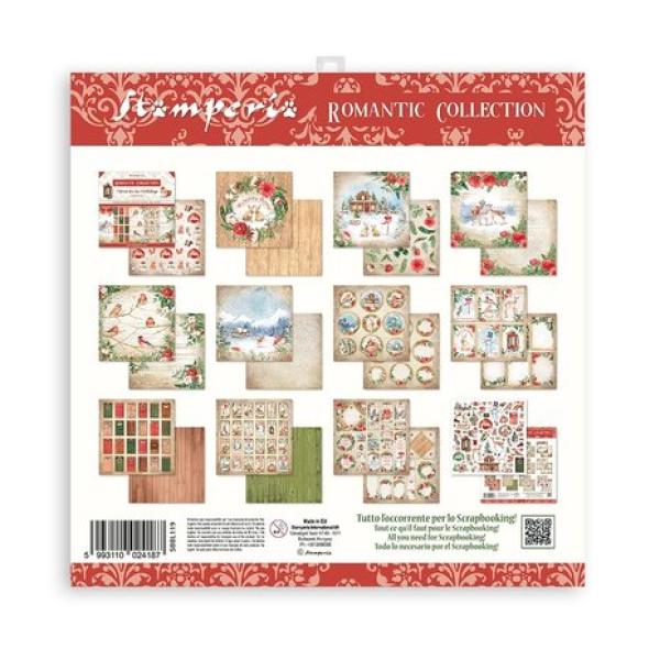 Stamperia, Romantic Home for the Holidays 12x12 Inch Paper Pack