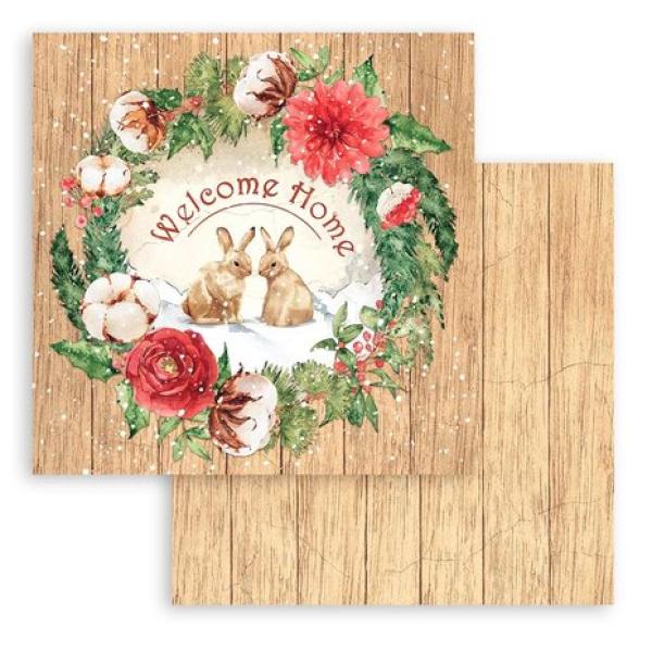 Stamperia, Romantic Home for the Holidays 12x12 Inch Paper Pack