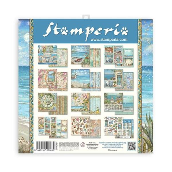 Stamperia, Blue Dream 12x12 Inch Paper Pack