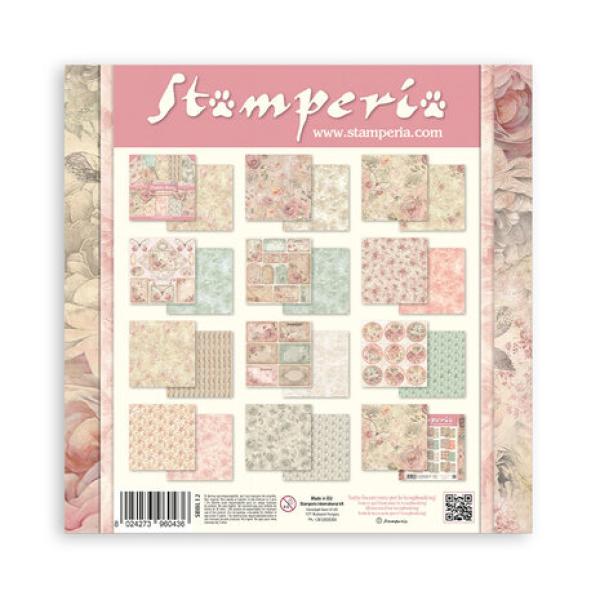 Stamperia, Shabby Rose 12x12 Inch Paper Pack