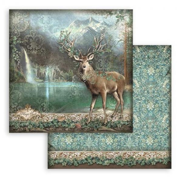 Stamperia, Magic Forest 12x12 Inch Paper Pack