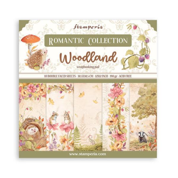 Stamperia, Woodland 12x12 Inch Paper Pack