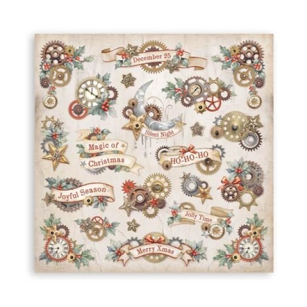 Stamperia, Gear up for Christmas Scrapbook Paper Pack