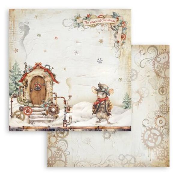 Stamperia, Gear up for Christmas Scrapbook Paper Pack