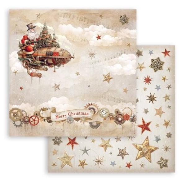 Stamperia, Gear up for Christmas Scrapbook Paper Pack