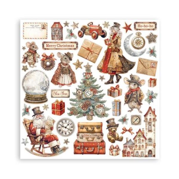 Stamperia, Gear up for Christmas Scrapbook Paper Pack