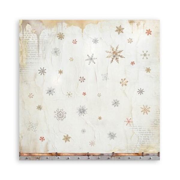 Stamperia, Gear up for Christmas Paper Pack Maxi Background Selection