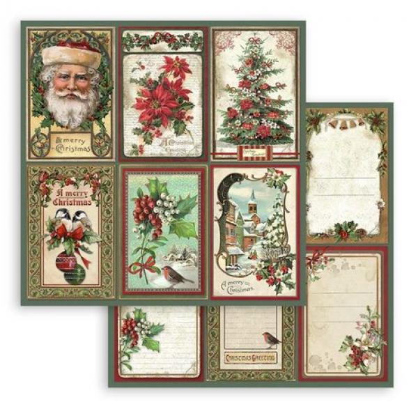 Stamperia, Classic Christmas 12x12 Inch Paper Pack