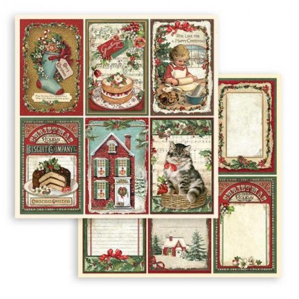 Stamperia, Classic Christmas 12x12 Inch Paper Pack