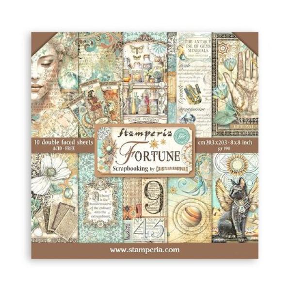 Stamperia, Fortune 8x8 Inch Paper Pack