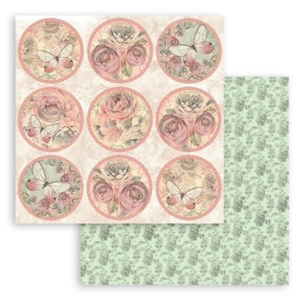 Stamperia, Shabby Rose 8x8 Inch Paper Pack