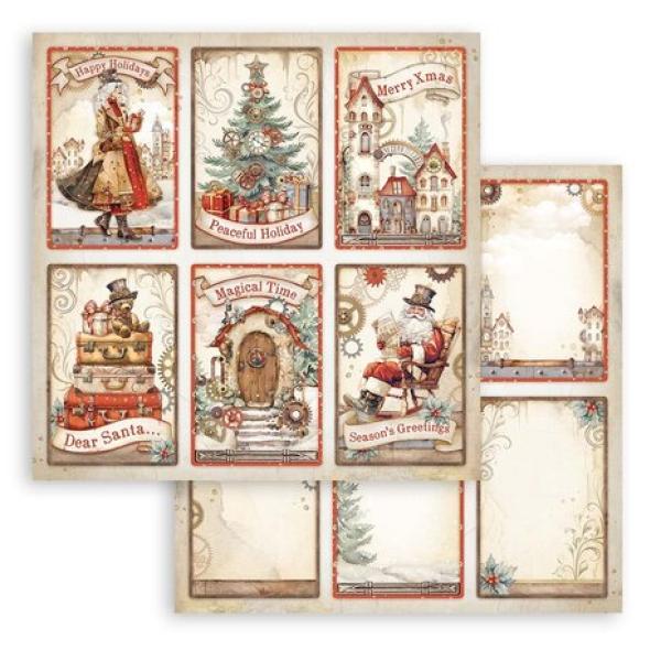 Stamperia, Gear up for Christmas Paper Pack