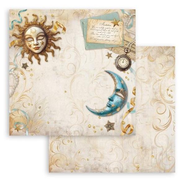 Stamperia, Masquerade 8x8 Inch Paper Pack