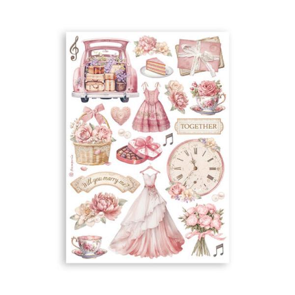 Stamperia, Romance Forever A5 Washi Pad