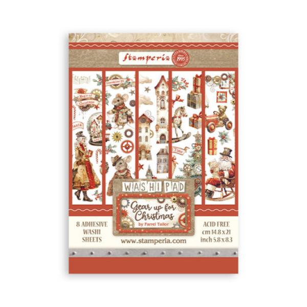 Stamperia, Gear up for Christmas Clear Stamps Cozy Houses