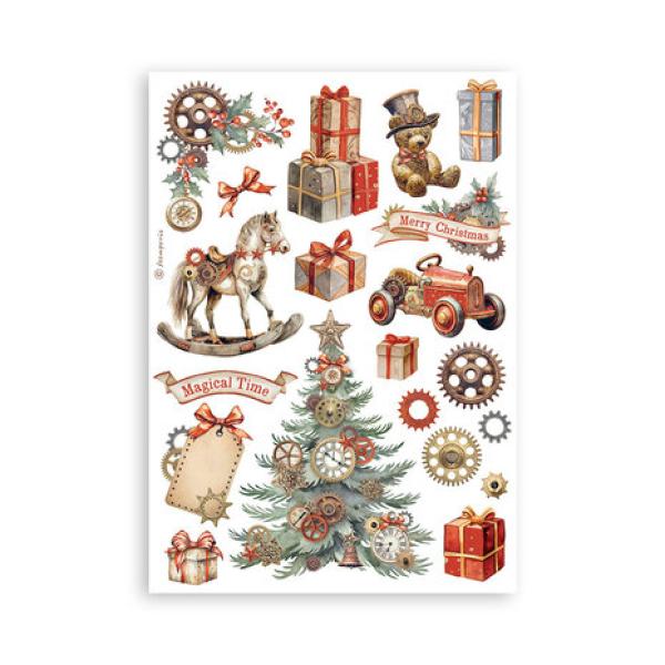 Stamperia, Gear up for Christmas Clear Stamps Cozy Houses