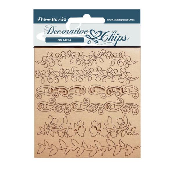 Stamperia, Decorative Chips Desire Borders