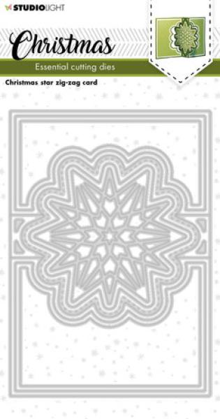 Studiolight, Christmas Star Zig-Zag Card Essentials Cutting Dies