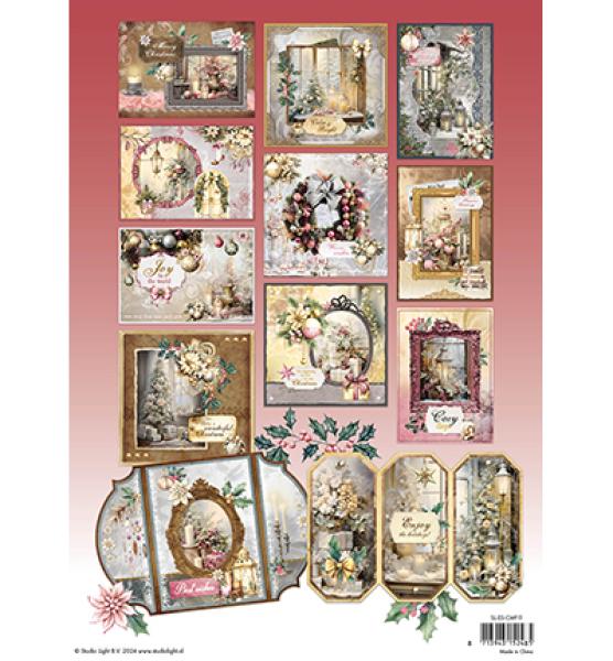 Studiolight • Card making pad Romantic Christmas Essentials nr.11