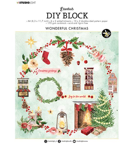 Studiolight • DIY Block Wonderful Christmas, Christmas Essentials nr.51