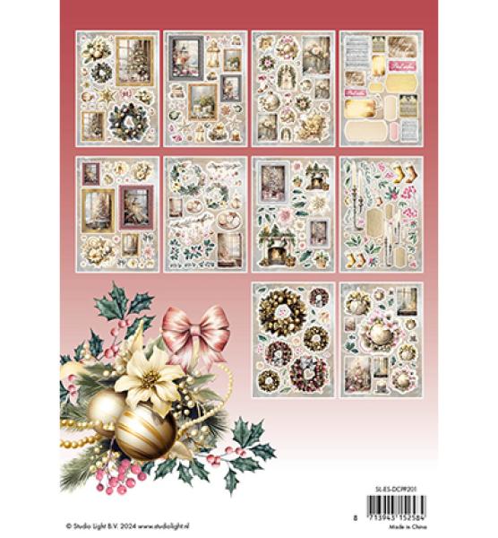 Studiolight • Paper Pad Romantic Christmas Essentials nr.201