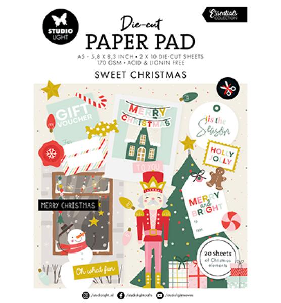 Studiolight • Paper Pad Sweet Christmas Essentials nr.203