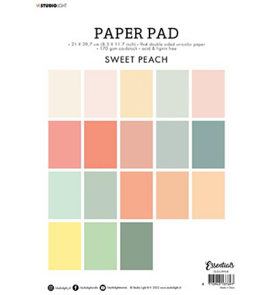 Studiolight, Paper Pad Sweet peach Essentials nr.68, DIN A 4