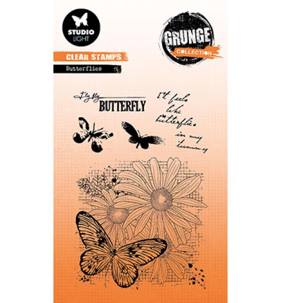 Studiolight, Stamp Butterflies Grunge