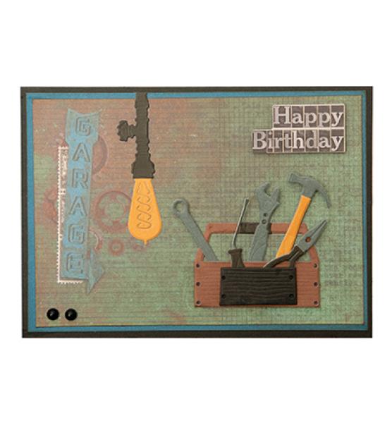 Studiolight • Die Cut Paper Pad Paper elements Gearhead's Workshop nr.185