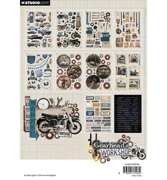 Studiolight • Die Cut Paper Pad Paper elements Gearhead's Workshop nr.185