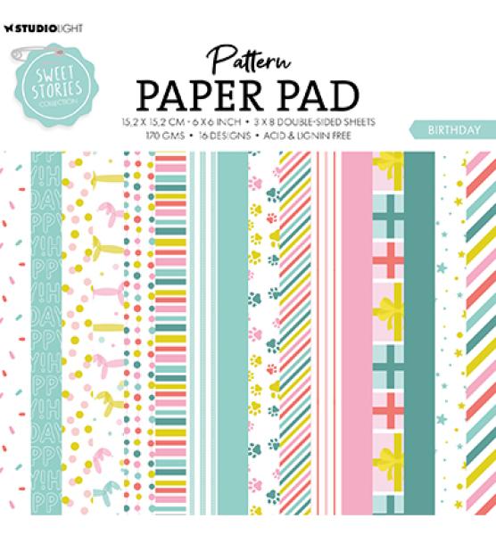 Studiolight • Paper Pad Birthday Sweet Stories nr.180