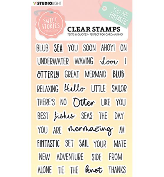 Studiolight, Stamp Quotes small Fintastic Sweet Stories nr.442