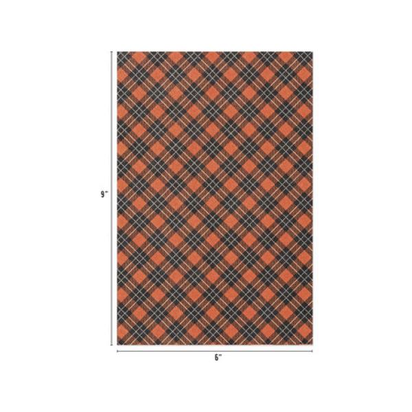 Idea-ology, Tim Holtz Halloween Kraft-stock Halloween Sparkle Plaid