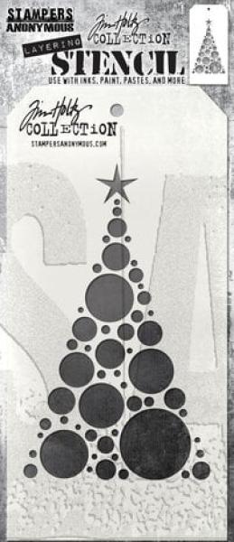 Stampers Anonymous, Modern Tree Tim Holtz Layering Stencil