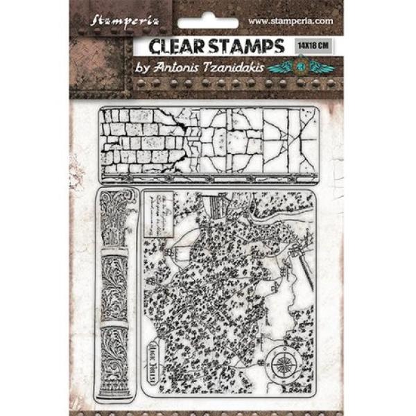 Stamperia, Magic Forest Clear Stamps Bricks