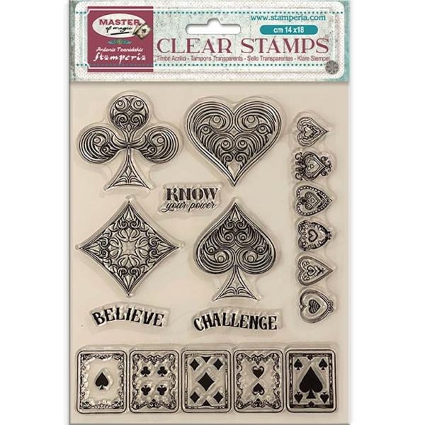 Stamperia, Master of Magic Clear Stamps Playing Cards