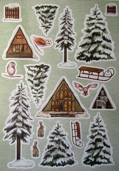 Studiolight, Paper Pad Festive Forest 2