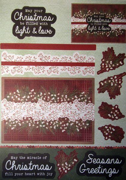 Studiolight, Card making pad Festive Forest