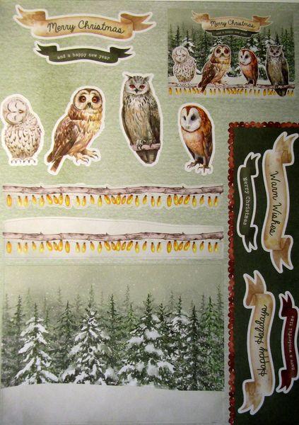 Studiolight, Card making pad Festive Forest