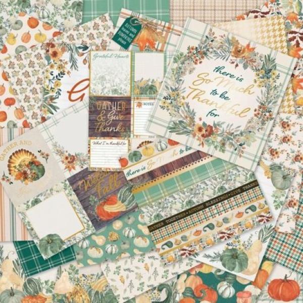 Craft Smith Scrapbook Block Give Thanks