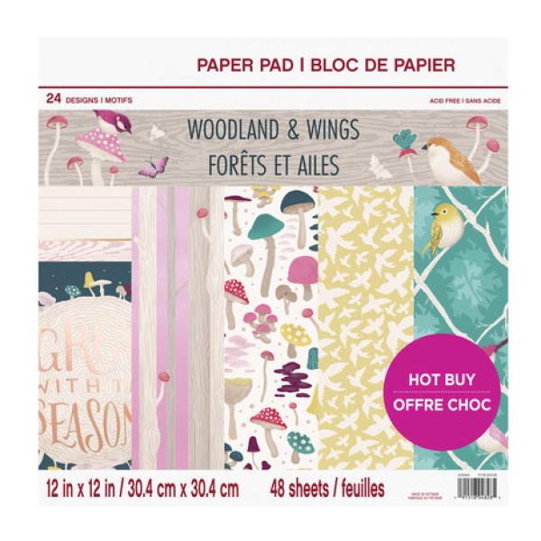 Craft Smith Scrapbook Block Woodland & Wings